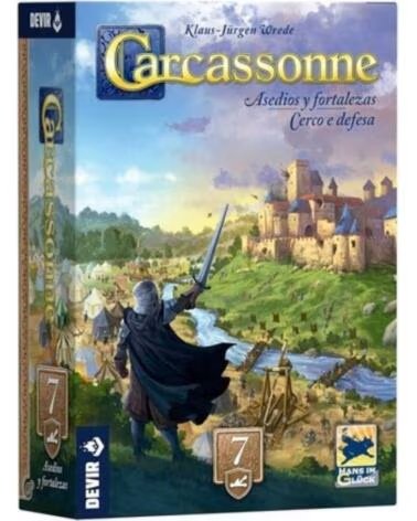 DEVIR Juego de mesa carcassonne asedios y fortalezas exp7