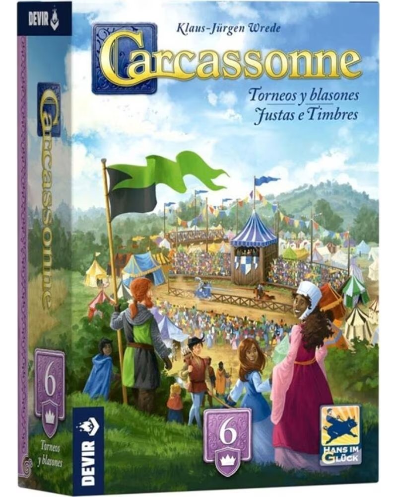 DEVIR Carcassonne torneos blasones exp6