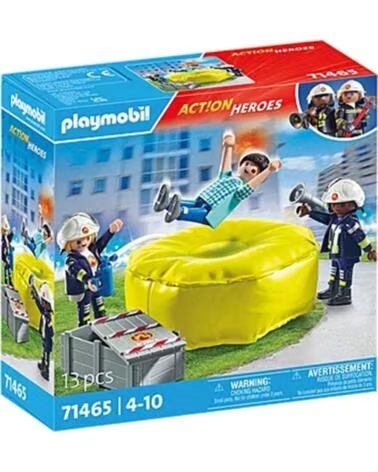 PLAYMOBIL bomberos con colchoneta