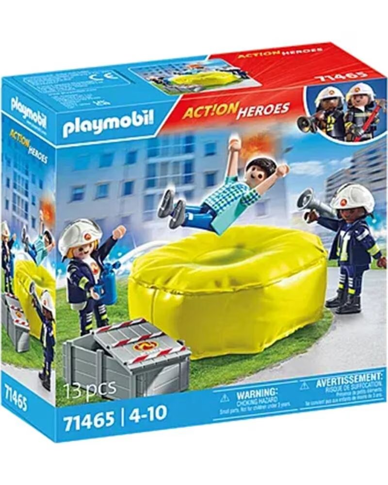 PLAYMOBIL bomberos con colchoneta