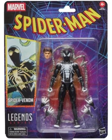 HASBRO Figura marvel legends series spider - man spider - venom