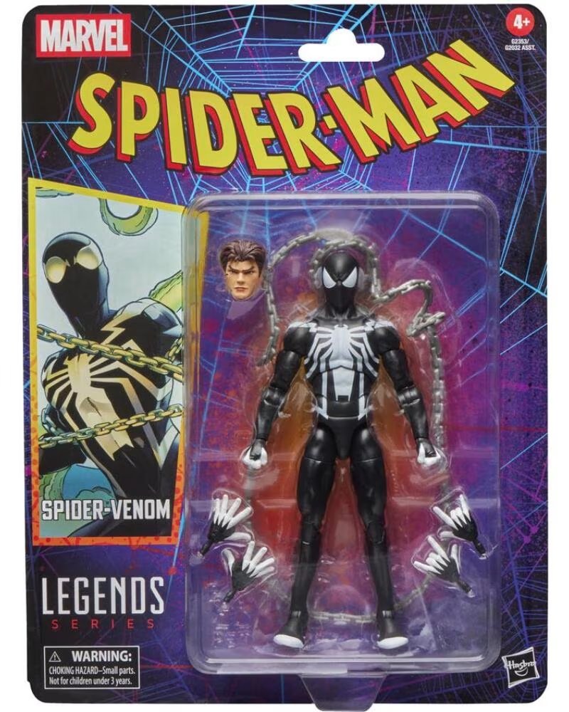 HASBRO Figura marvel legends series spider - man spider - venom