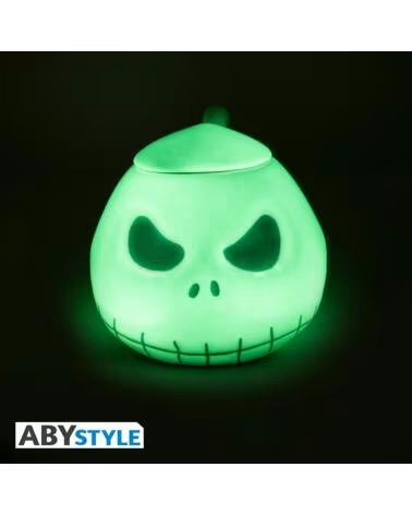 ABYSTYLE Taza pesadilla antes de navidad jack brilla en la oscuridad