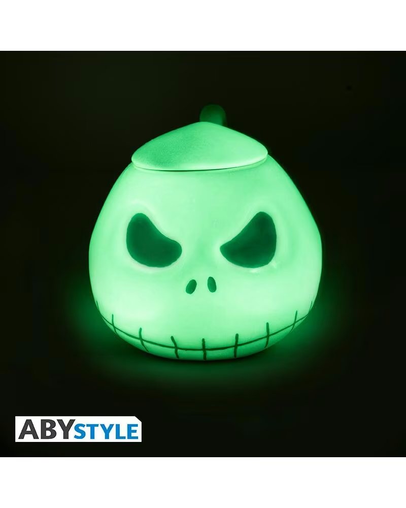 ABYSTYLE Taza pesadilla antes de navidad jack brilla en la oscuridad
