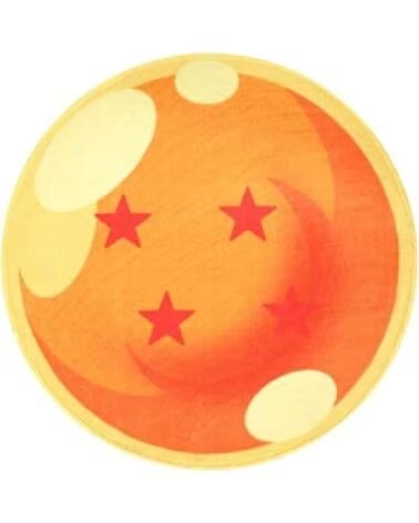 SD TOYS Alfombra dragon ball bola 4 estrellas 60x60cm