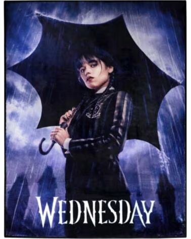 SD TOYS Alfombra umbrella wednesday 80x60cm