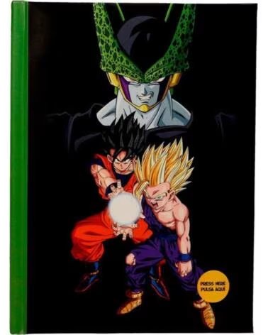 SD TOYS Libreta dragon ball z batalla final cell con luz