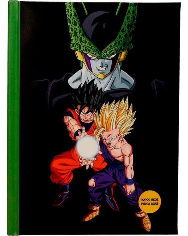 SD TOYS Libreta dragon ball z batalla final cell con luz