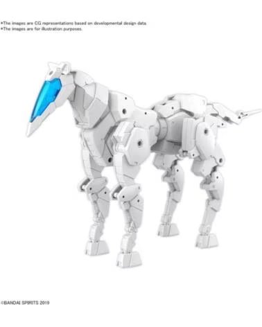 BANDAI Vehiculo expansion hobby 30mm exa - vehicle horse mecha ver blanco