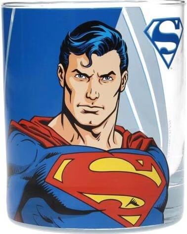 SD TOYS Vaso de cristal universo dc superman