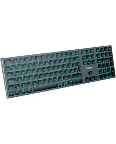 COOLBOX Teclado inalambrico retroiluminado moonlight key b431