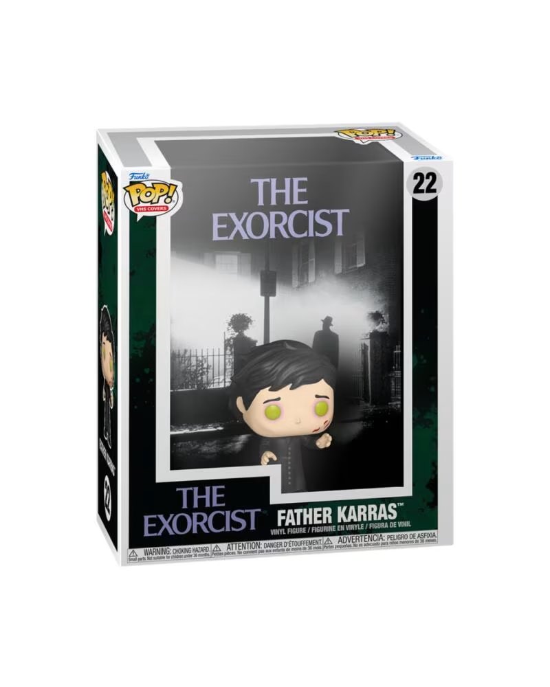 FUNKO pop vhs cover the exorcist damien karras