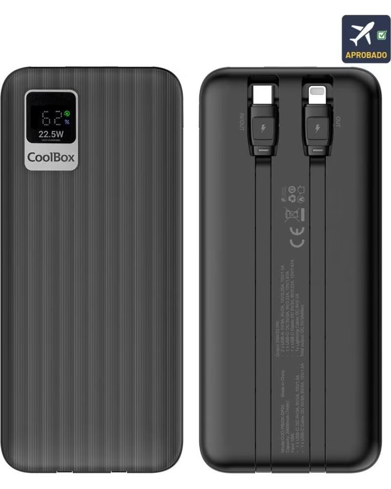 COOLBOX Powerbank dp20 20000mah negro