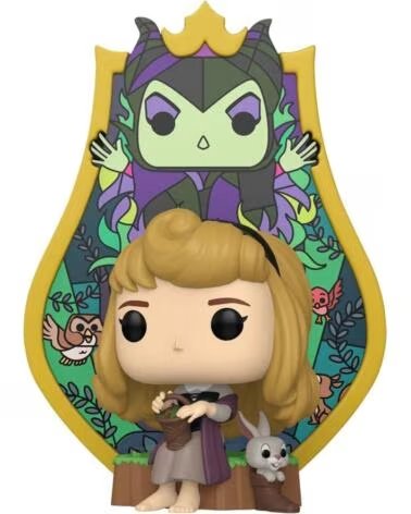 FUNKO pop deluxe disney sleeping beauty aurora glass