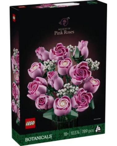 LEGO botanicals ramo de rosas rosadas