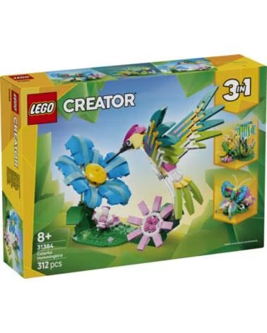LEGO creator 3 animales de juguete en 1 colibri de colores