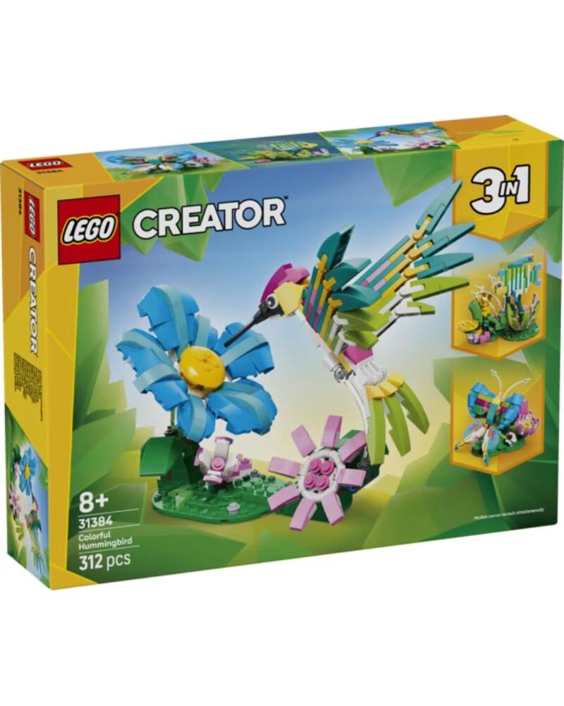 LEGO creator 3 animales de juguete en 1 colibri de colores