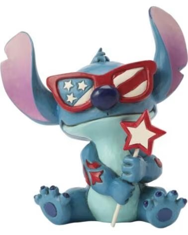 ENESCO FIGURINE DISNEY STITCH PATRIOTE