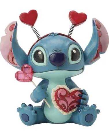 ENESCO FIGURINE DISNEY STITCH SAINT-VALENTIN
