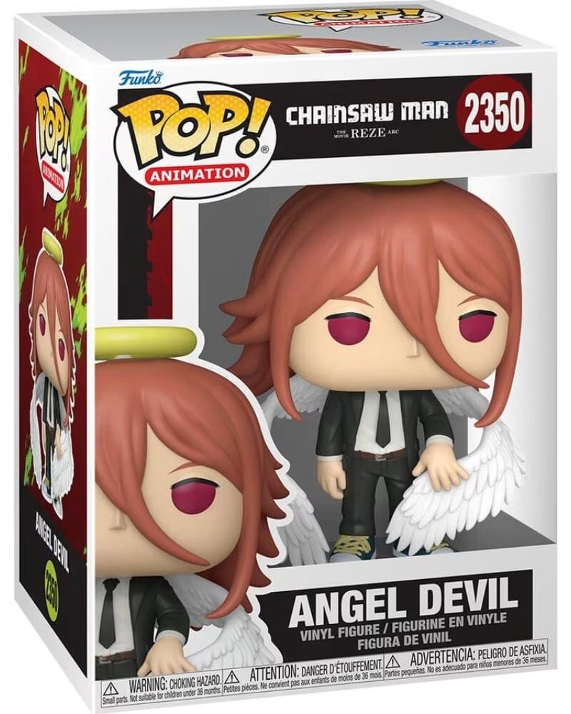 FUNKO pop animation chainsaw man the movie reze arc angel devil