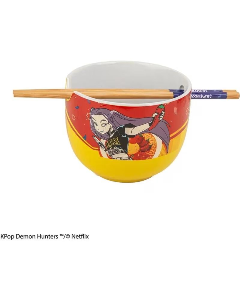 CINEREPLICAS Bol de ramen kpop demon hunters mira spicy queen