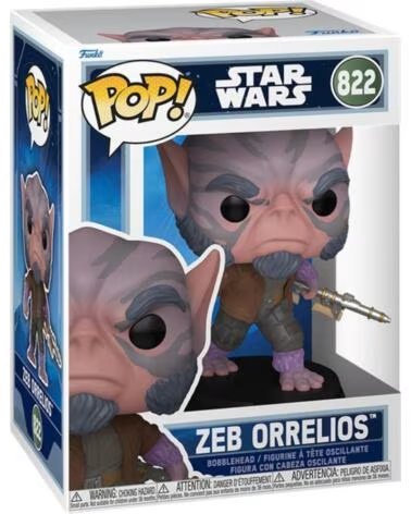 FUNKO pop star wars zeb orrelios
