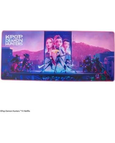 CINEREPLICAS Alfombrilla de escritorio xl kpop demon hunters takedown huntr - x