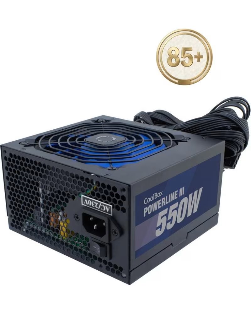 COOLBOX Fuente de alimentacion atx 550w powerline iii 85