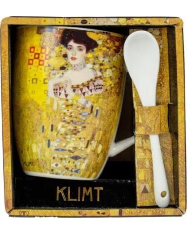 ENESCO Taza con cuchara el retrato de adele gustav klimt