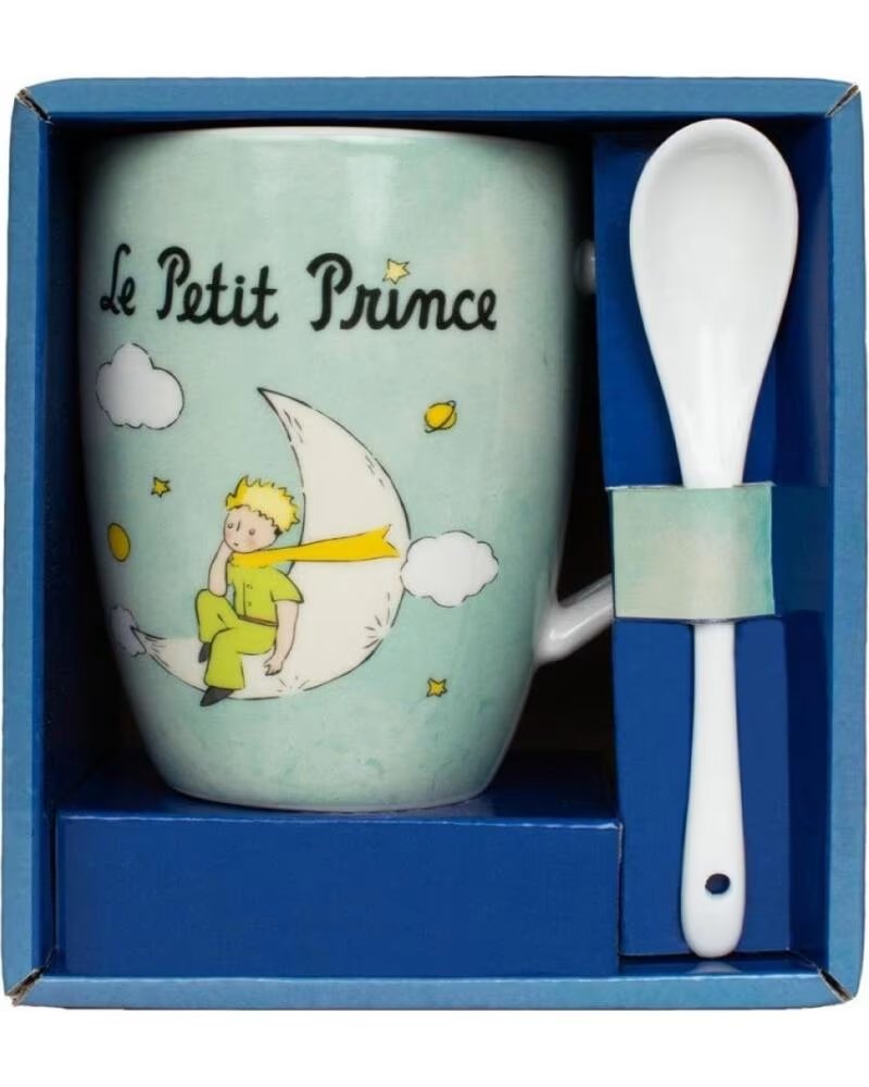 ENESCO Taza con cuchara el principito en la luna