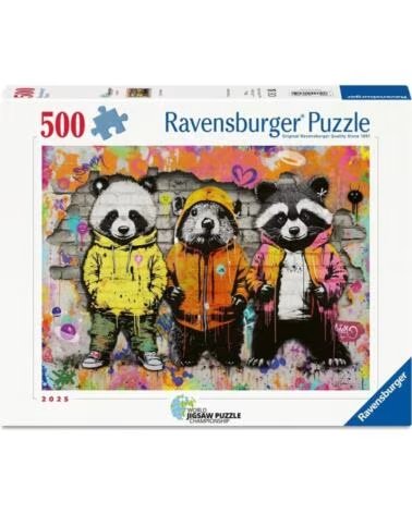 RAVENSBURGER Puzzle amigos peluditos 500 piezas