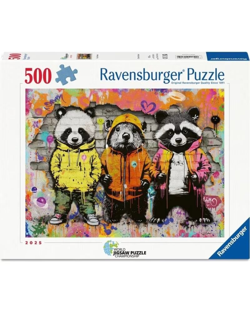 RAVENSBURGER Puzzle amigos peluditos 500 piezas