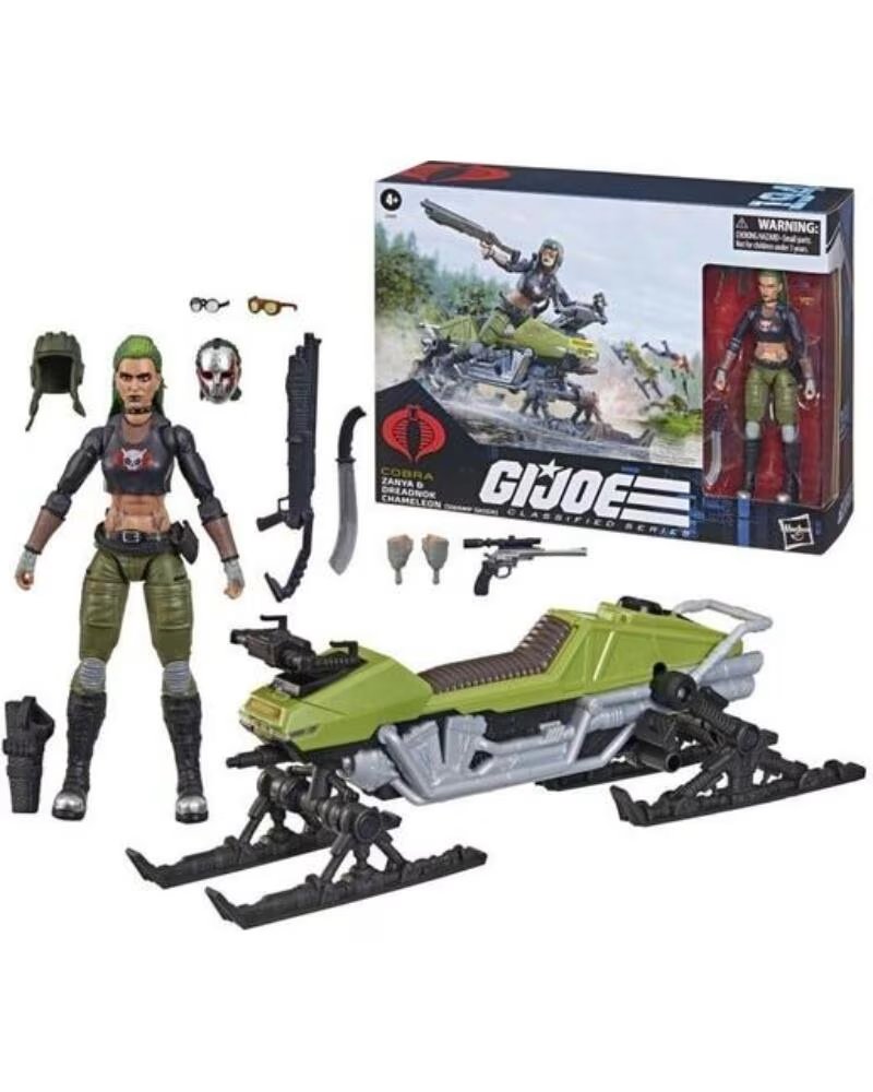 HASBRO Figura g i joe classified series cobra zanya dreadnok chamaleon