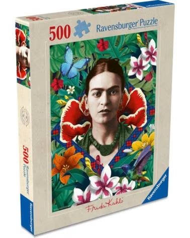 RAVENSBURGER Puzzle frida kahlo blooming fantasy 500 piezas