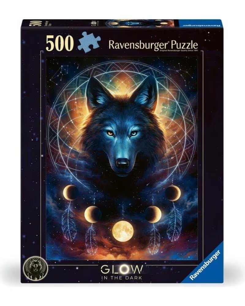 RAVENSBURGER Puzzle lobo brillante 500 piezas
