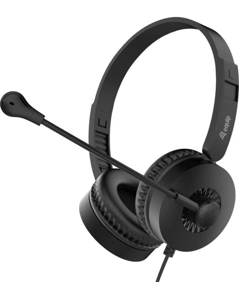 EQUIP Auriculares usb 245301 negro