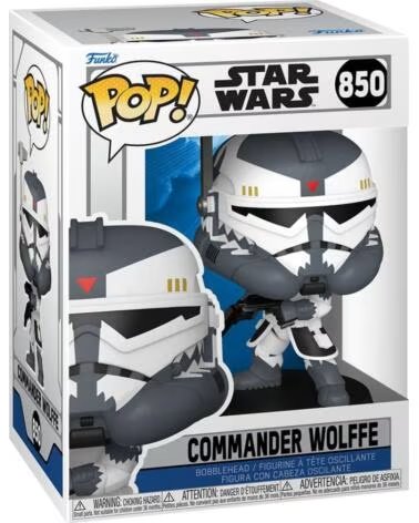 FUNKO pop star wars commander wolffe