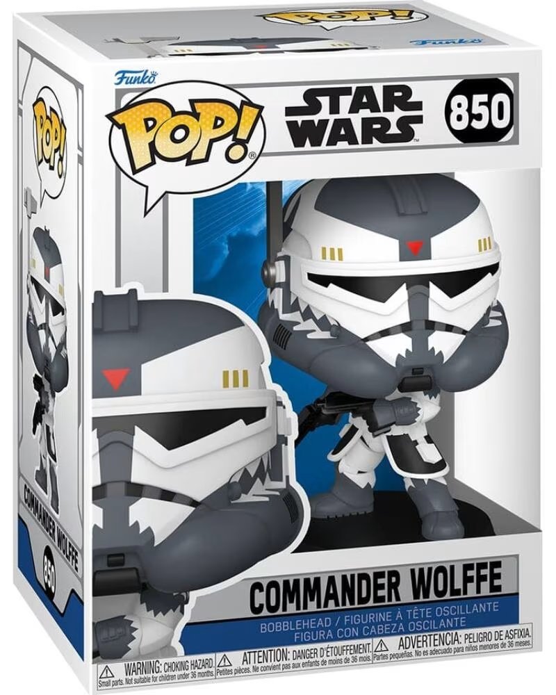 FUNKO pop star wars commander wolffe