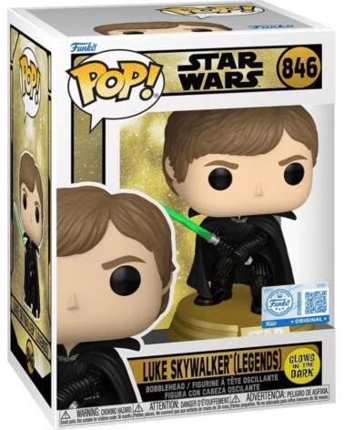 FUNKO pop star wars sw legends - luke glow
