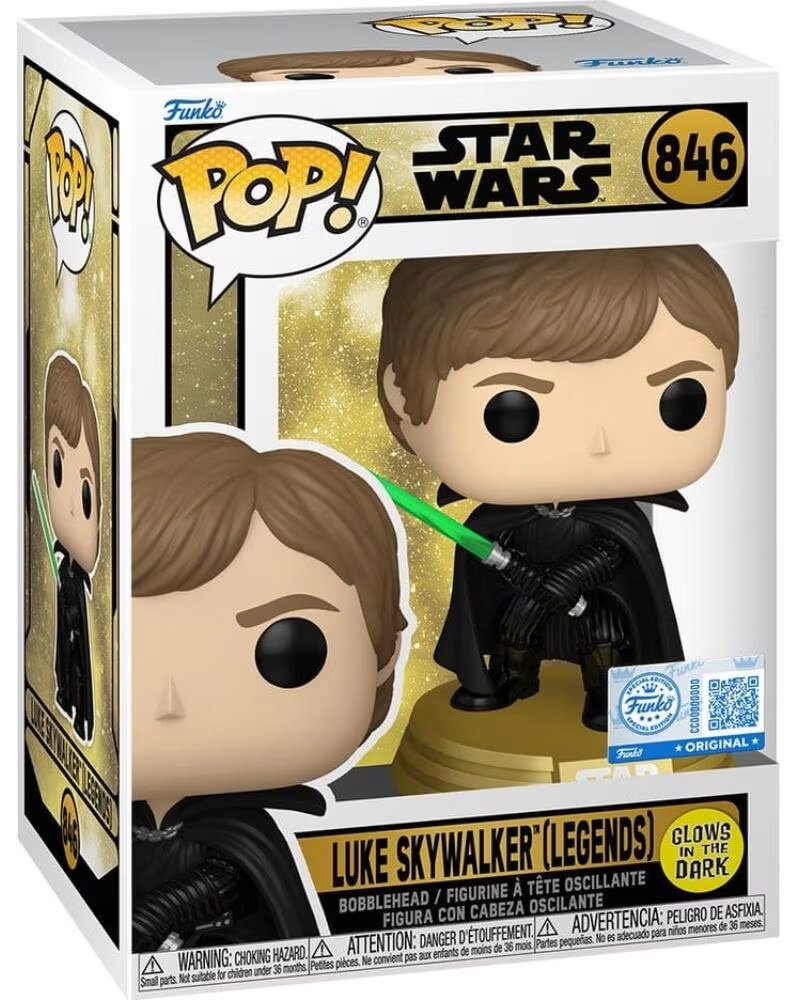 FUNKO pop star wars sw legends - luke glow