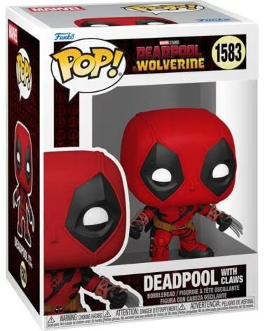 FUNKO pop marvel deadpool wolverine deadpool w - claws