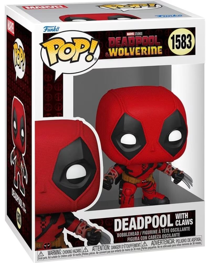 FUNKO pop marvel deadpool wolverine deadpool w - claws