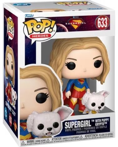 FUNKO pop buddy supergirl supergirl with puppy krypto