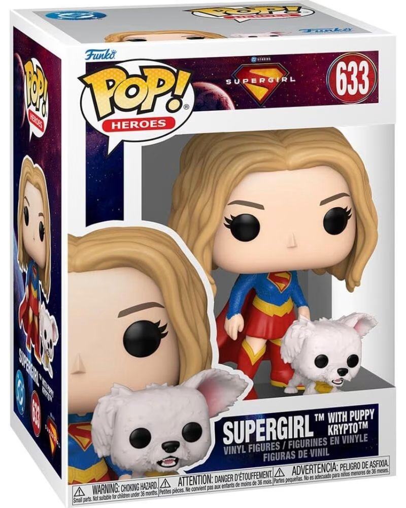 FUNKO pop buddy supergirl supergirl with puppy krypto