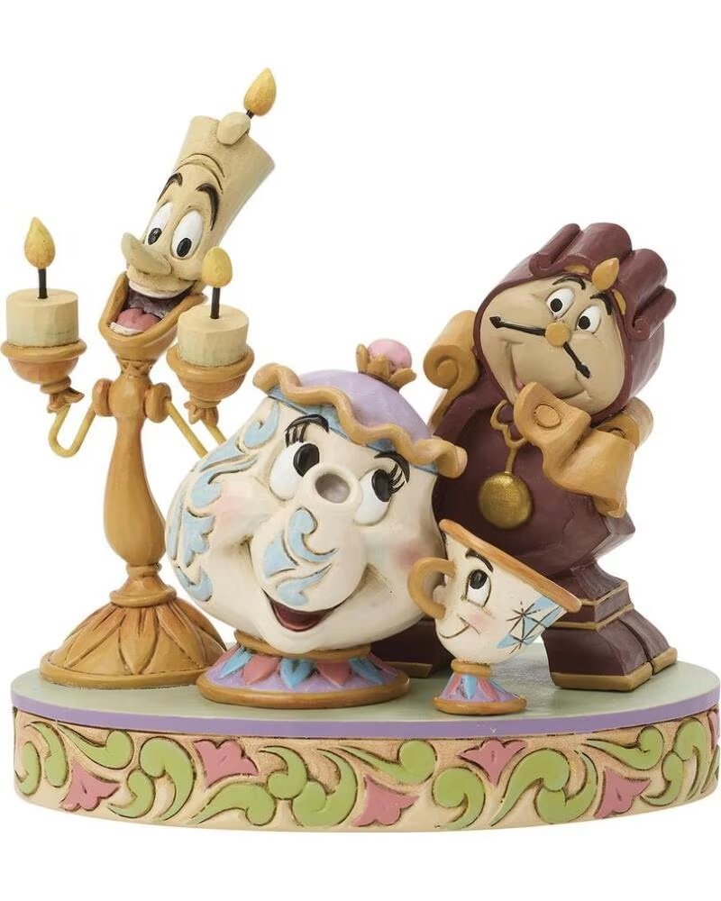 ENESCO Figura lumiere - la senora pott - chip y cogsworth