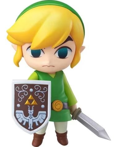 GOOD SMILE COMPANY Figura y the legend of zelda the wind waker hd version nendoroid link 10cm