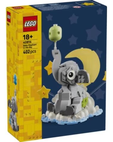 LEGO bebe elefante en el cielo