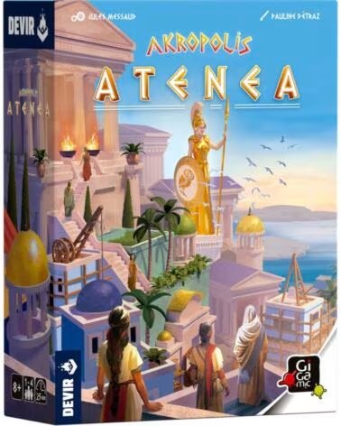 DEVIR Juego de mesa akropolis expansion atenea