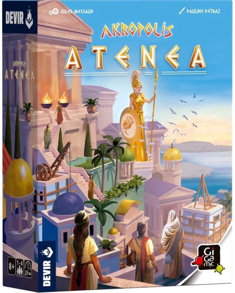 DEVIR Juego de mesa akropolis expansion atenea