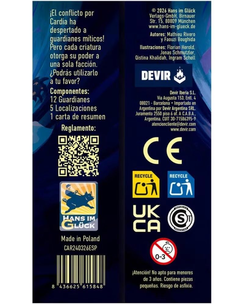 DEVIR Cardia expansion guardianes de la naturaleza